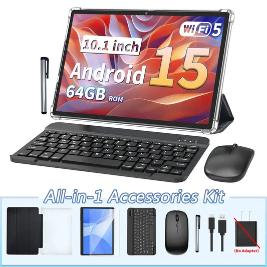 PYNAREL Android 15 Tablet 10.1 Inch