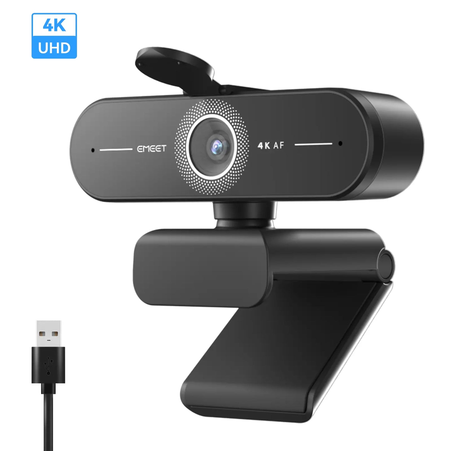 EMEET C60E 4K Webcam for PC & Laptop