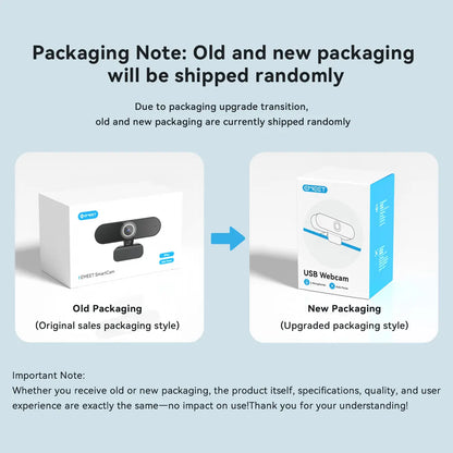 EMEET C60E 4K Webcam for PC & Laptop